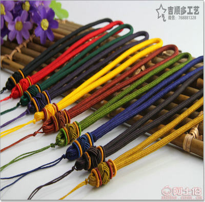 【吉順多廠家直銷(xiāo)手工編織菠蘿結(jié)圈DIY手把件繩千眼菩提玉墜瑪瑙掛件繩JS106】深圳市龍崗區(qū)平湖吉順多工藝飾品商行 - 產(chǎn)品庫(kù)